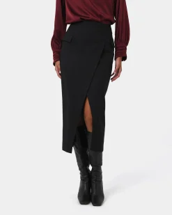 Abby Asymmetric Tailored Skirt