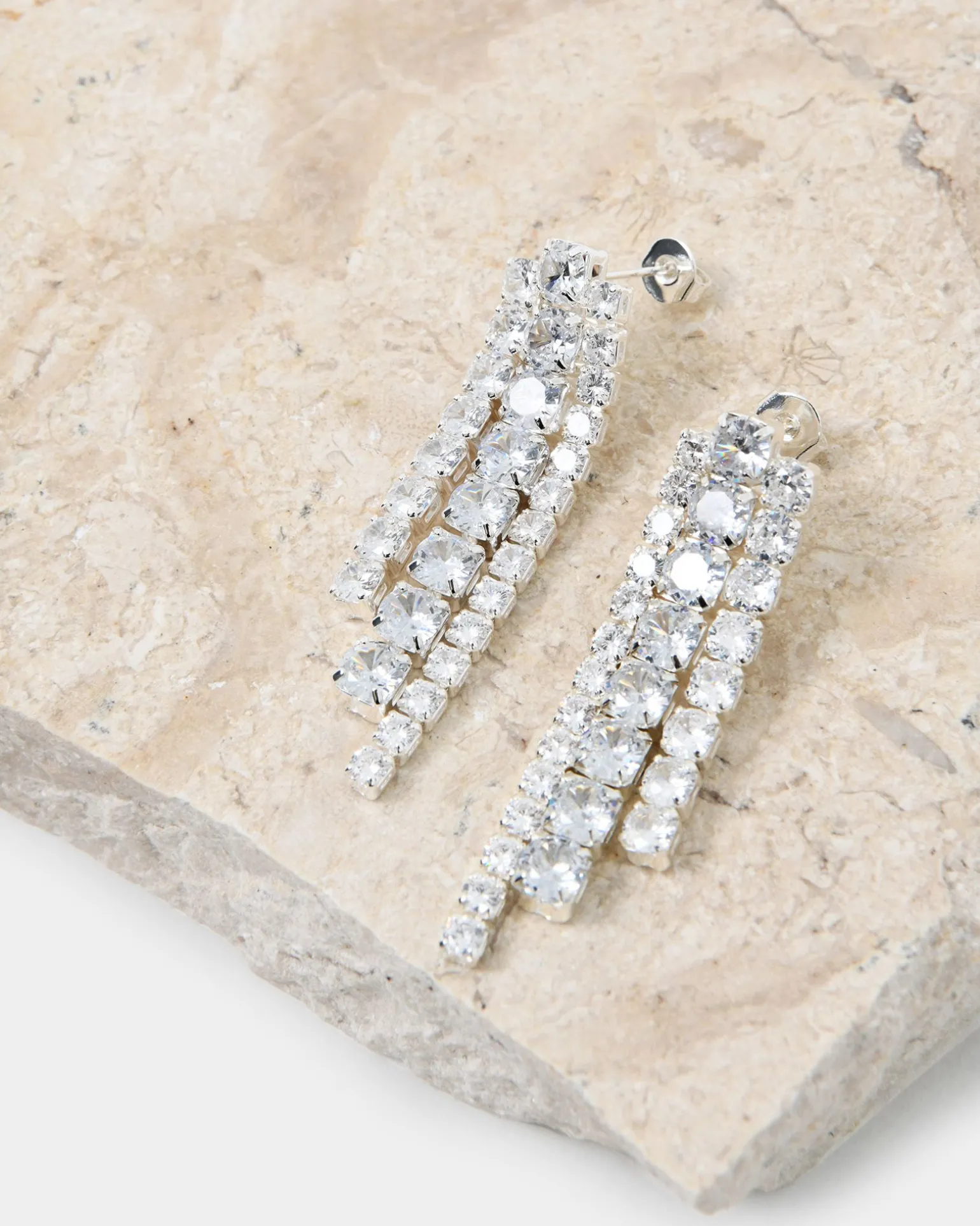 Abby Sterling Sil Plat Earring