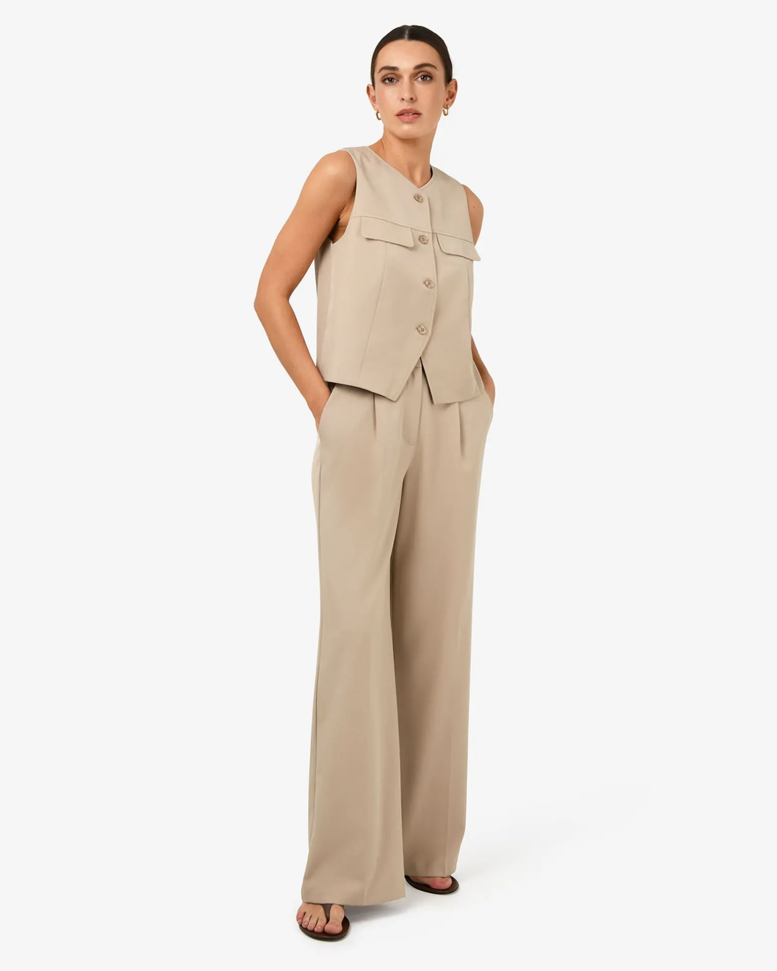 Abel Relaxed Pocket Vest
