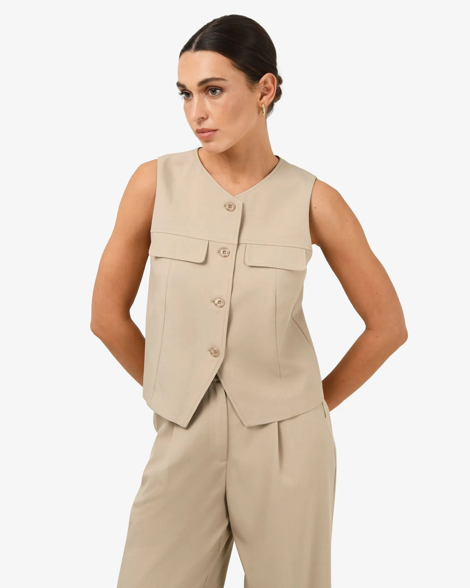 Abel Relaxed Pocket Vest