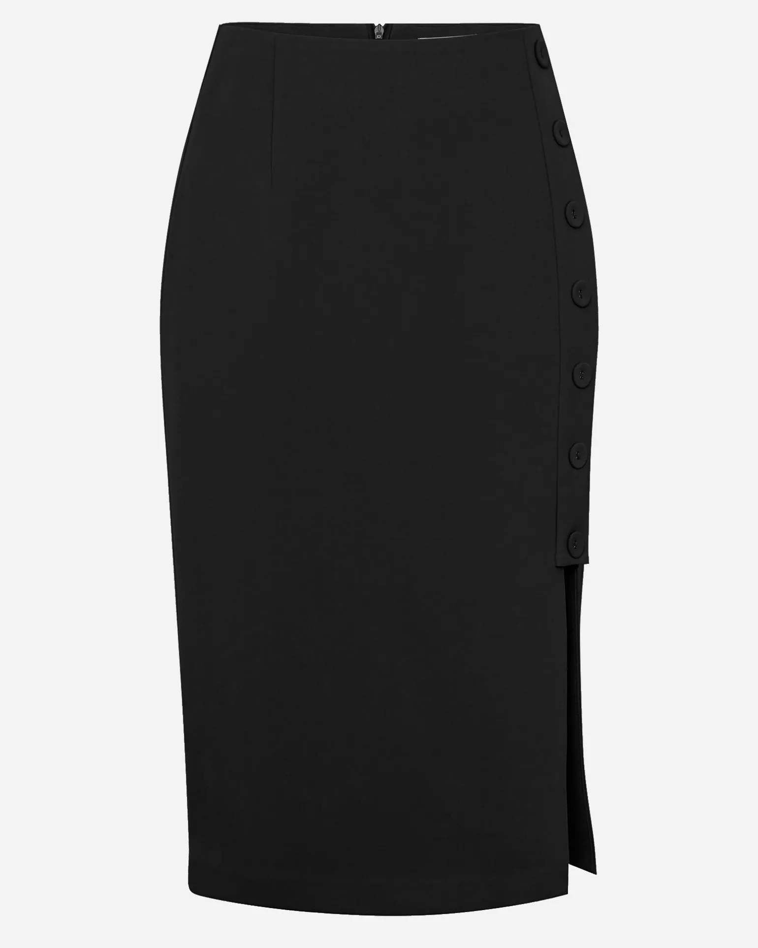 Ace Side Button Skirt