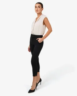 Adelaide V-neck Cap Sleeve Top