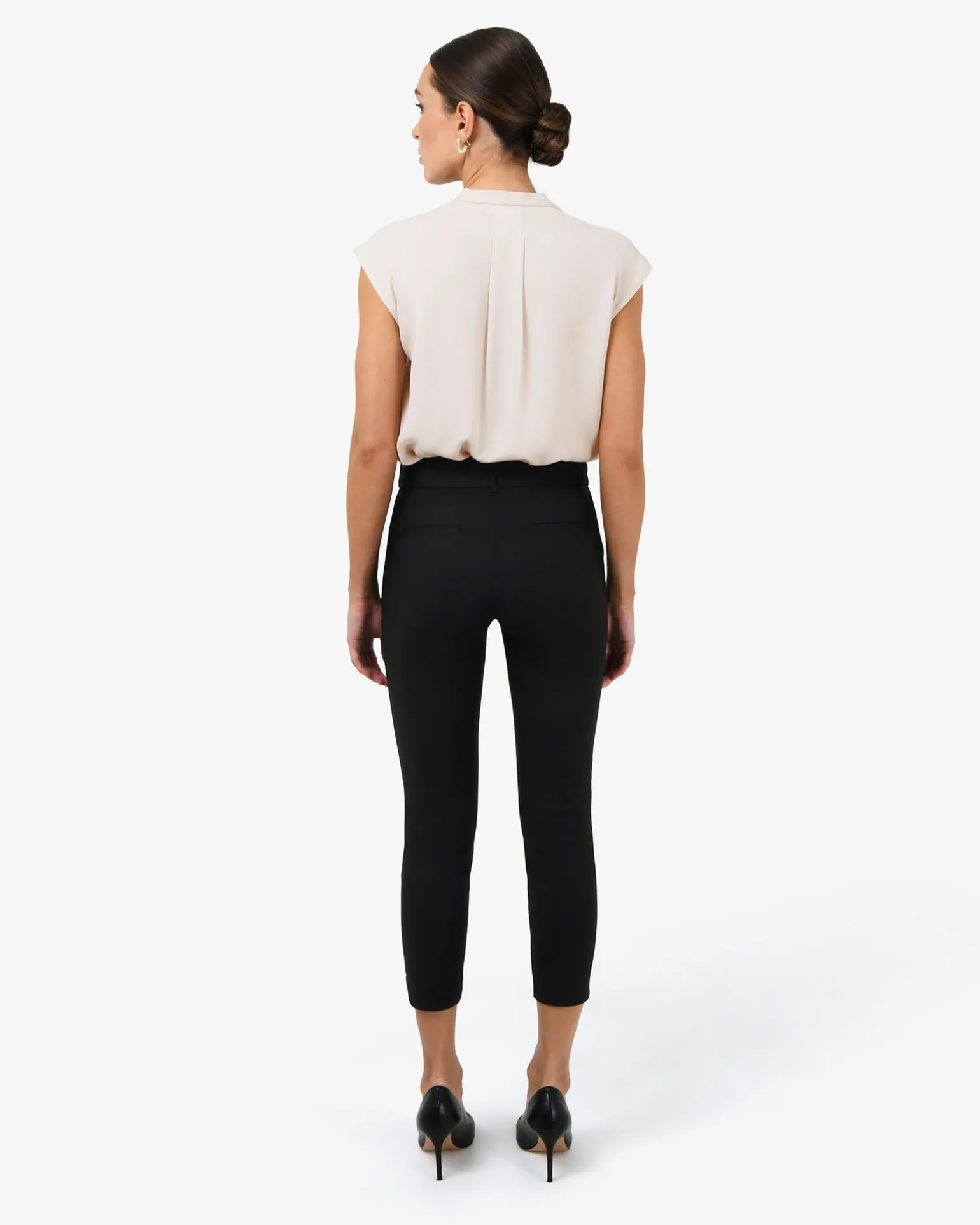 Adelaide V-neck Cap Sleeve Top