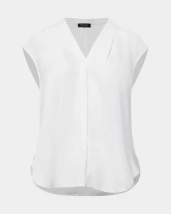 Adelaide V-neck Cap Sleeve Top