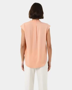 Adelaide V-neck Cap Sleeve Top