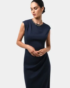 Adele Pleated Midi Dress