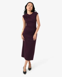 Adele Pleated Midi Dress