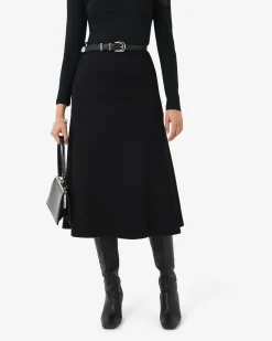 Adele Side Panel Midi Skirt