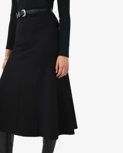 Adele Side Panel Midi Skirt