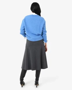 Adele Side Panel Midi Skirt