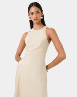 Aiya Bias Midi Dress