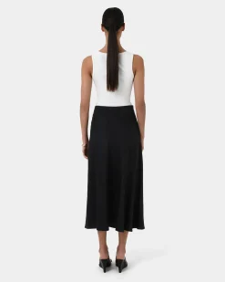 Aiya Bias Midi Skirt