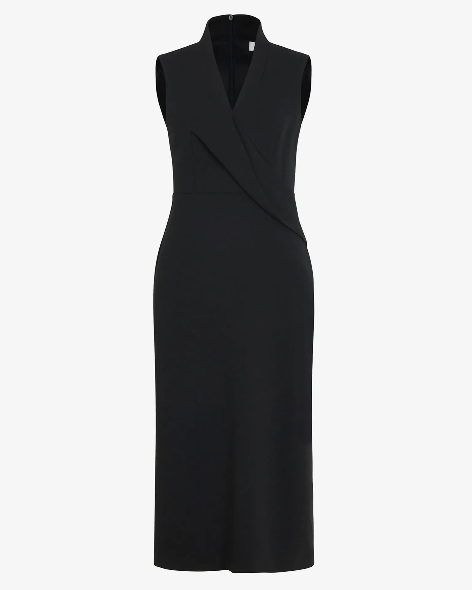 Alaia Twisted Lapel Midi Dress