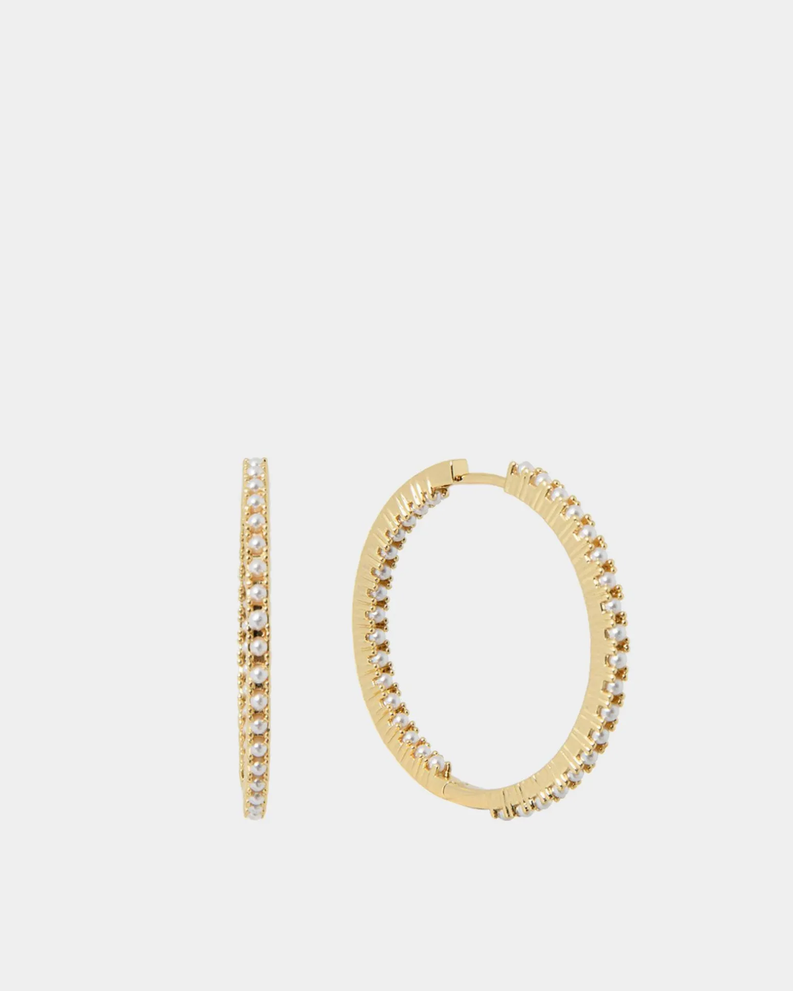 Alayah 16k Gold Hoop Earrings