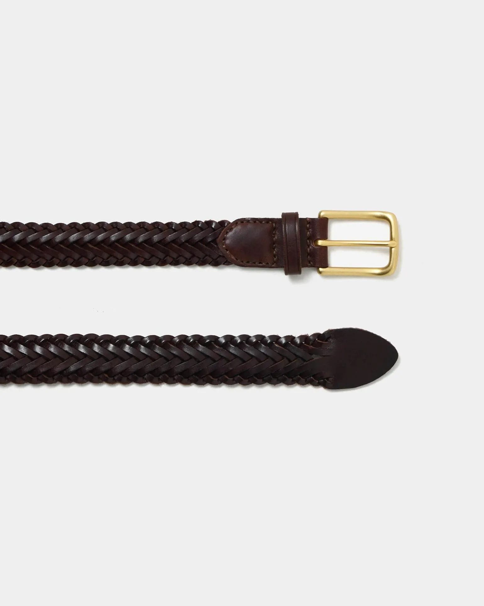 Alexandra Woven Leather Belt