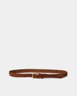 Alexandra Woven Leather Belt