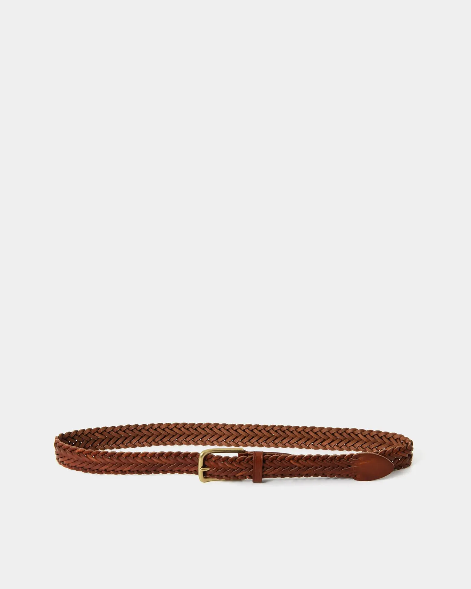 Alexandra Woven Leather Belt