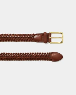 Alexandra Woven Leather Belt