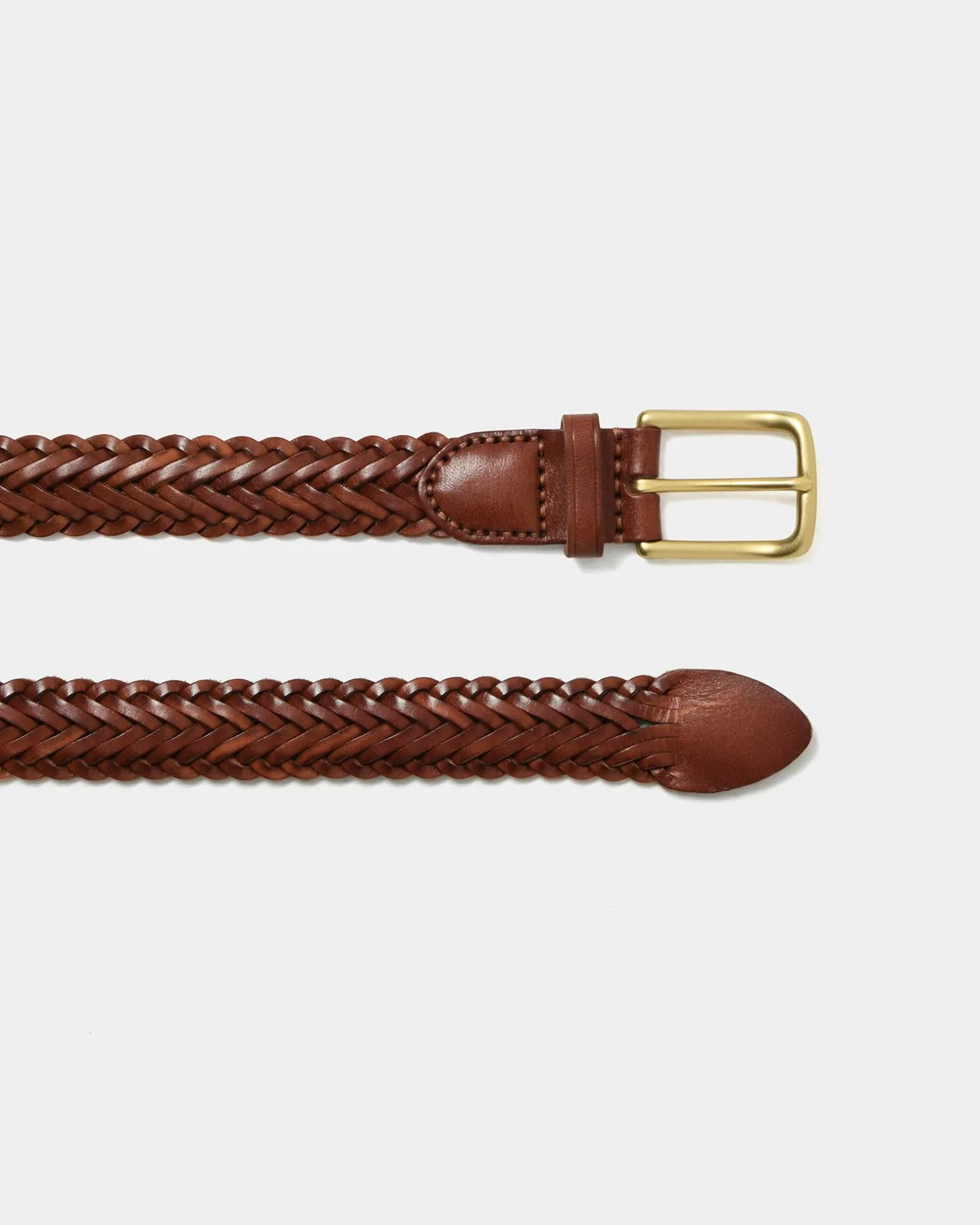 Alexandra Woven Leather Belt