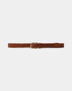 Alexandra Woven Leather Belt