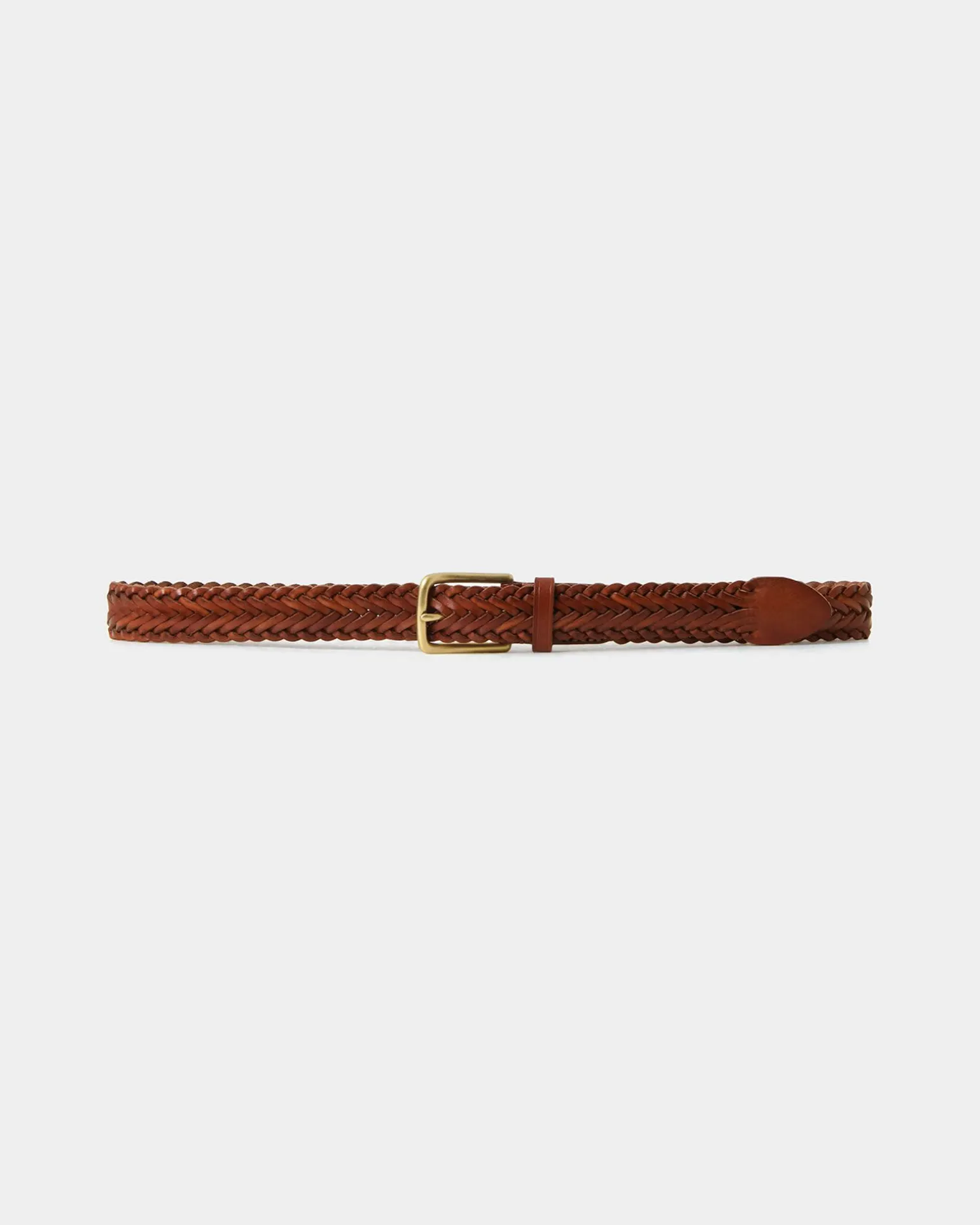 Alexandra Woven Leather Belt