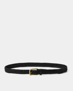 Alexandra Woven Leather Belt