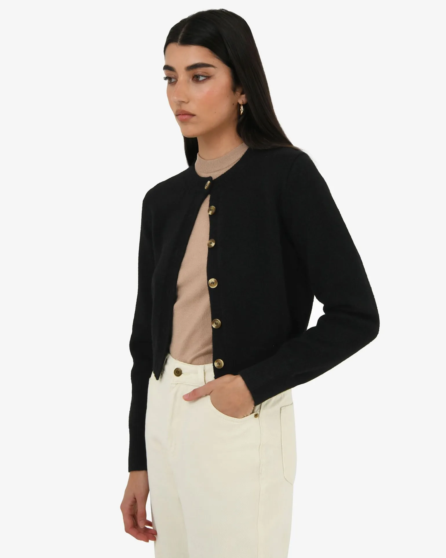 Alina Button Cardigan