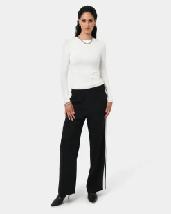 Alla Contrast Elastic Pants