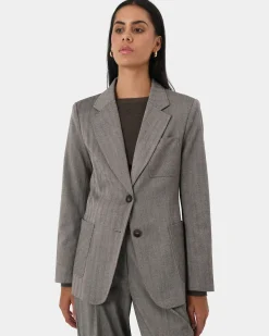 Allara Herringbone Jacket