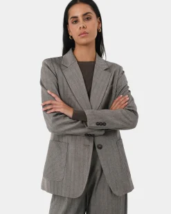 Allara Herringbone Jacket