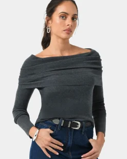 Ally Off Shoulder Knit