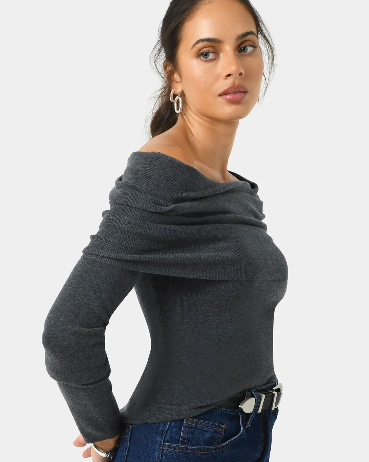 Ally Off Shoulder Knit