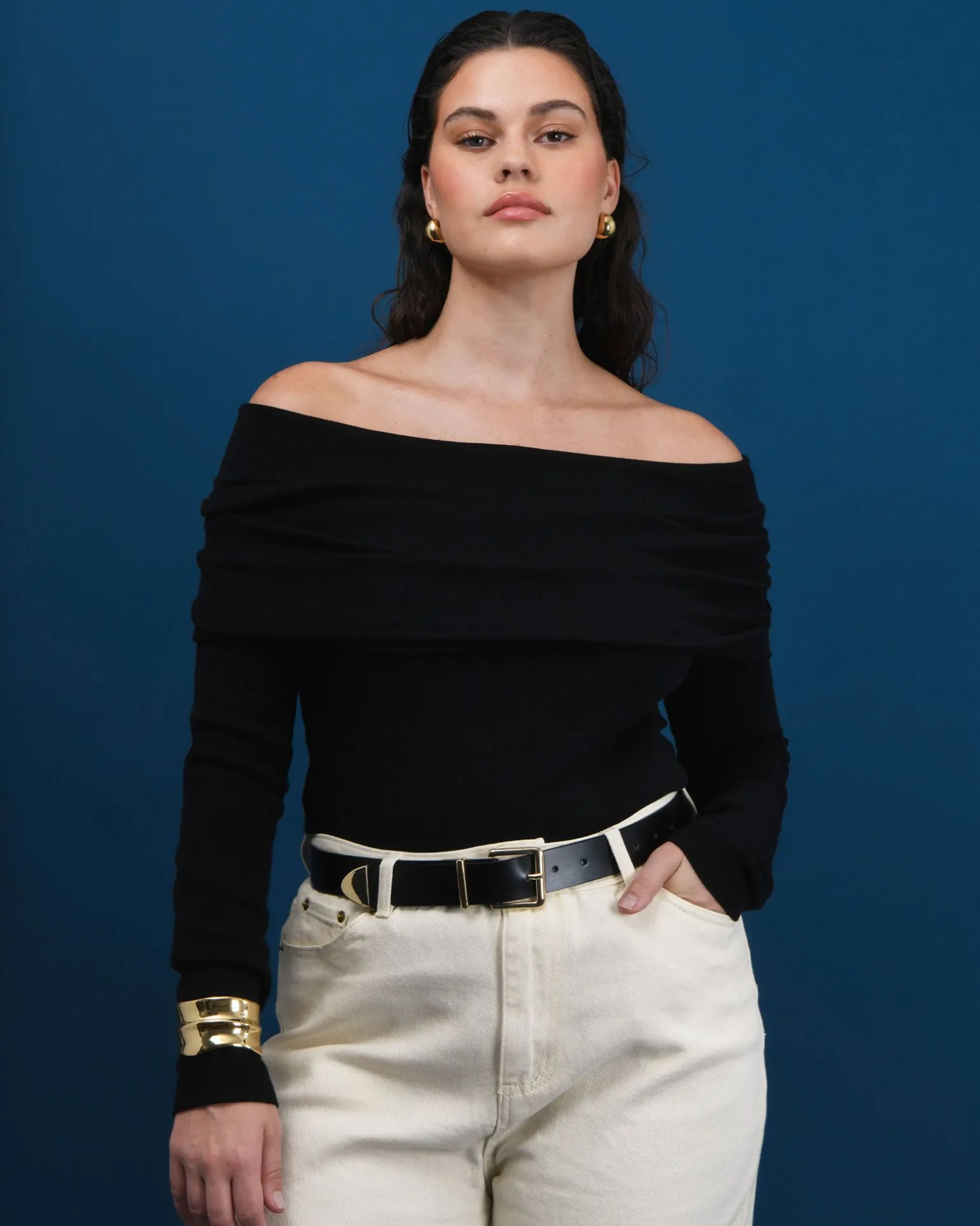 Ally Off Shoulder Knit