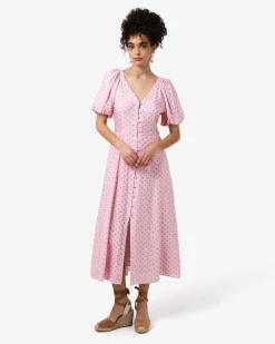 Almeria Polka Dot Dress