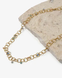 Amaris Crystal Chain Necklace