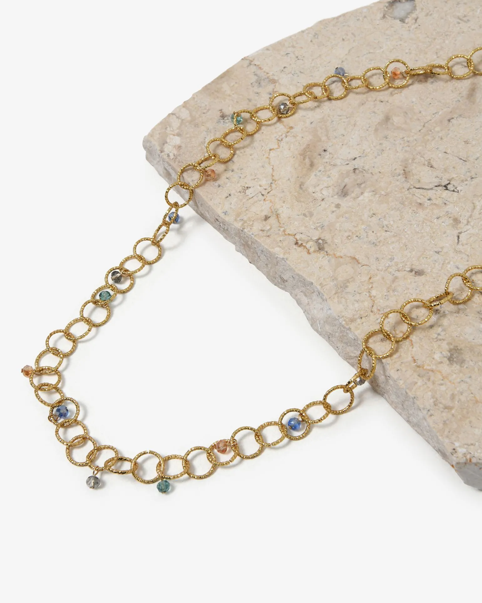Amaris Crystal Chain Necklace