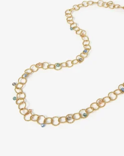 Amaris Crystal Chain Necklace