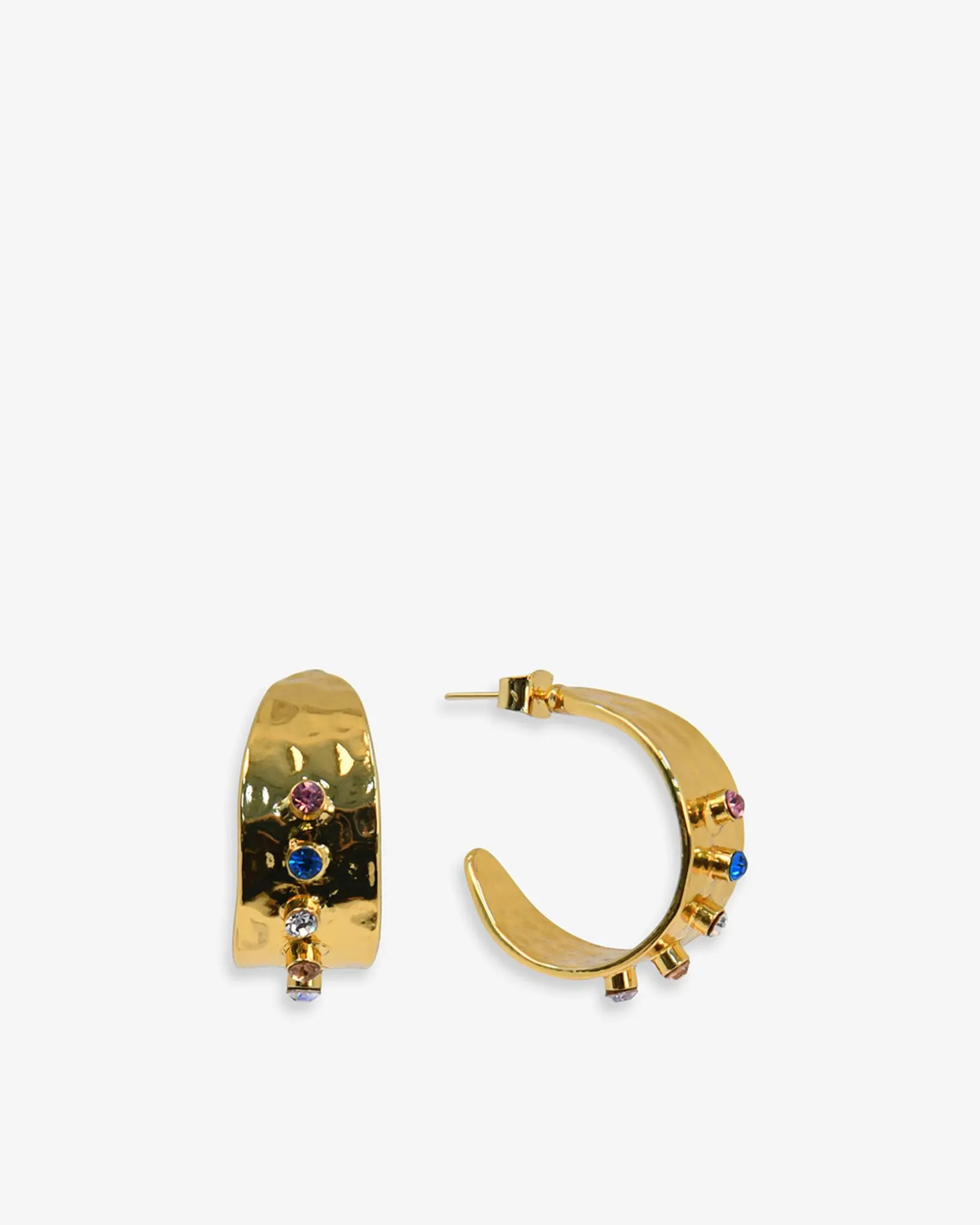 Amaris Gold Hoop Earrings