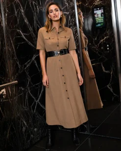 Amera Belted Utility Dress