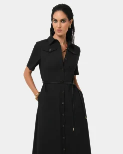 Amera Belted Utility Dress