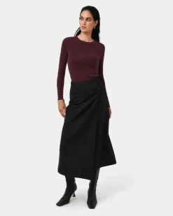 Amera Twist Midi Skirt