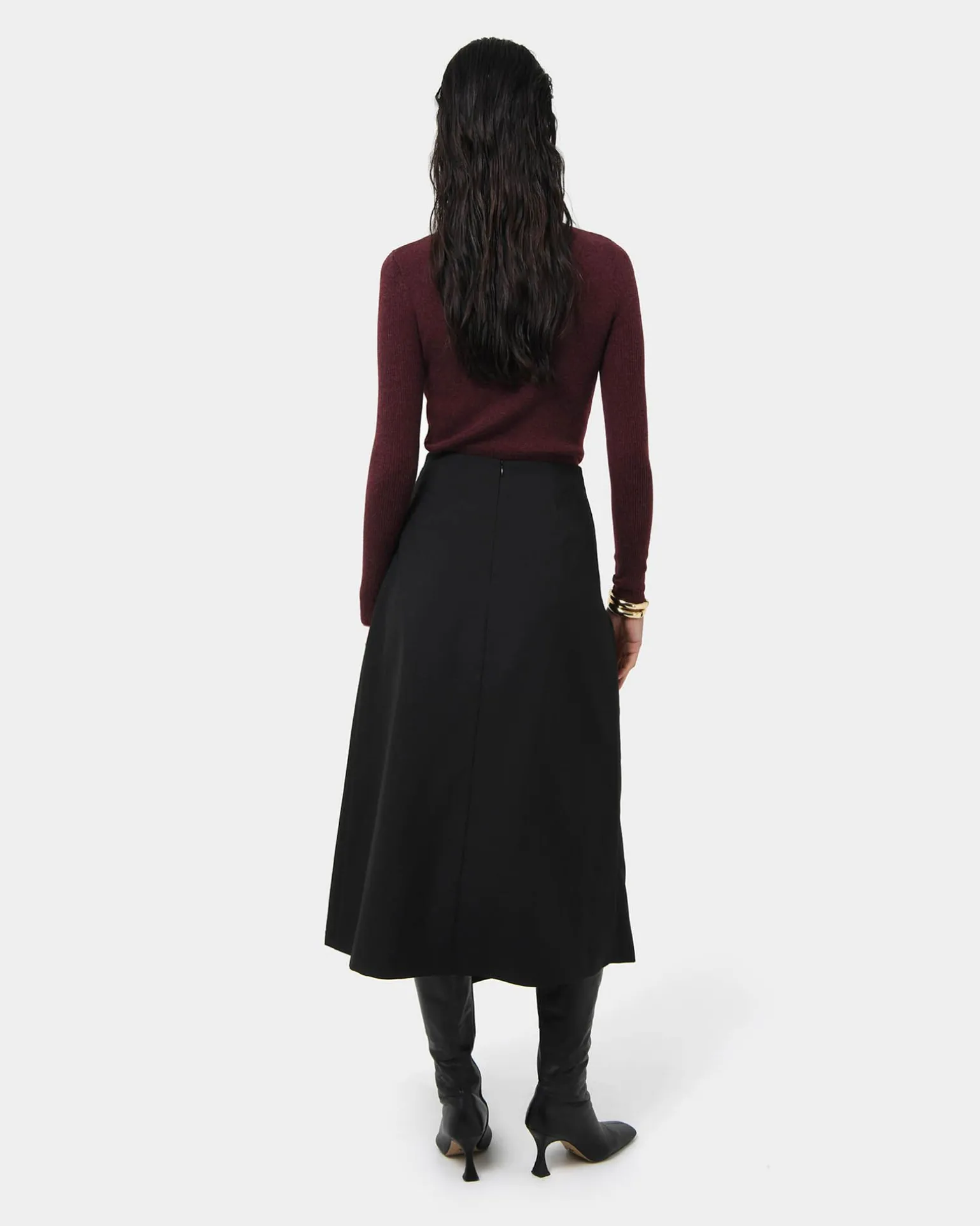 Amera Twist Midi Skirt
