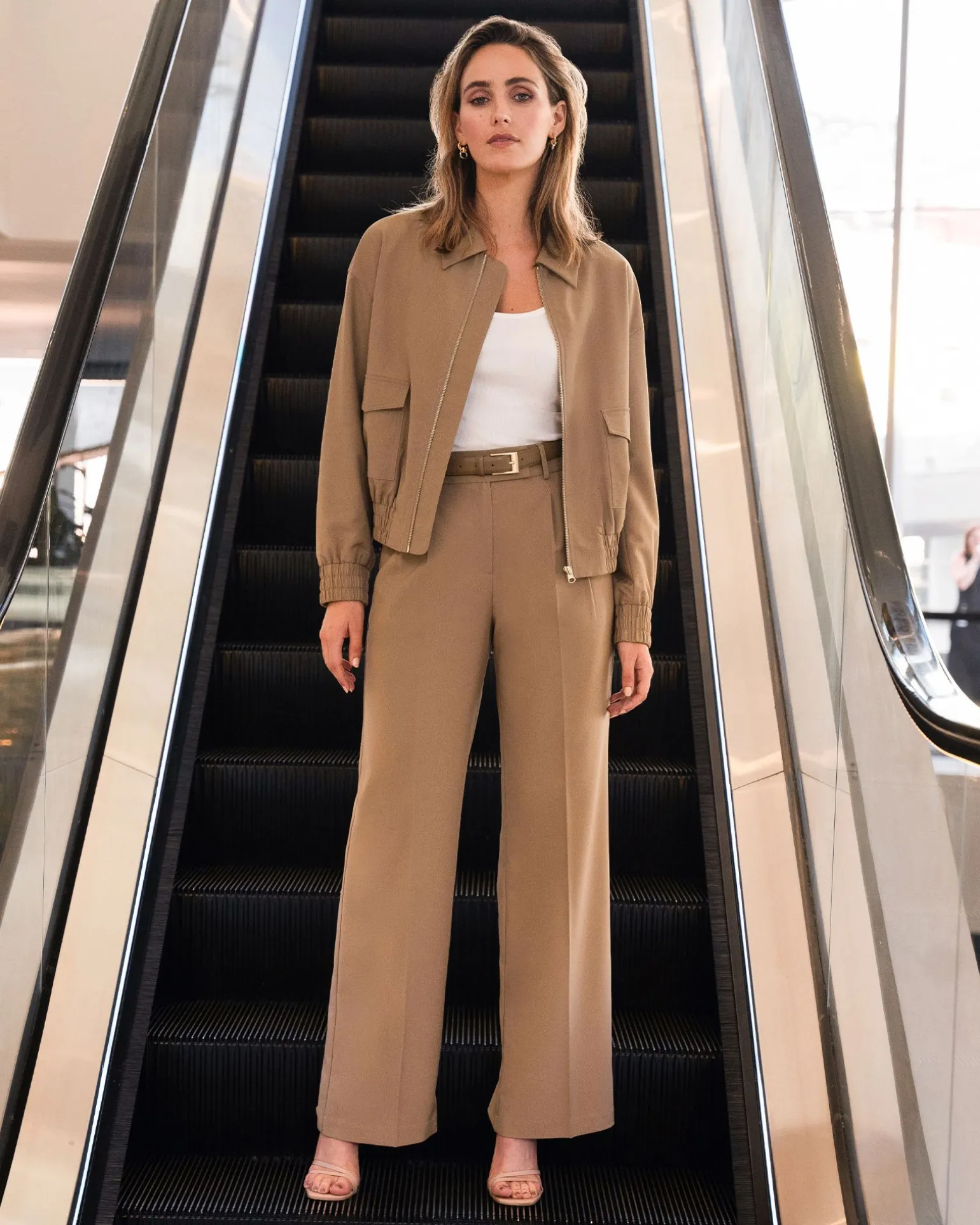 Amera Wide Leg Tailored Pants