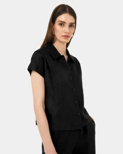 Ami Linen Collar Shirt
