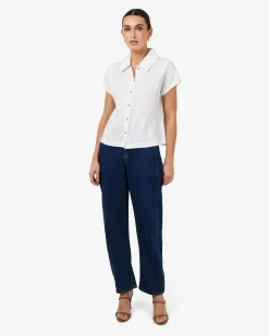 Ami Linen Collar Shirt