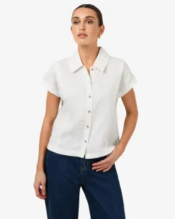 Ami Linen Collar Shirt