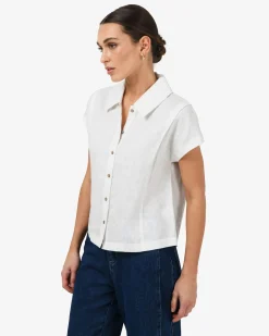 Ami Linen Collar Shirt