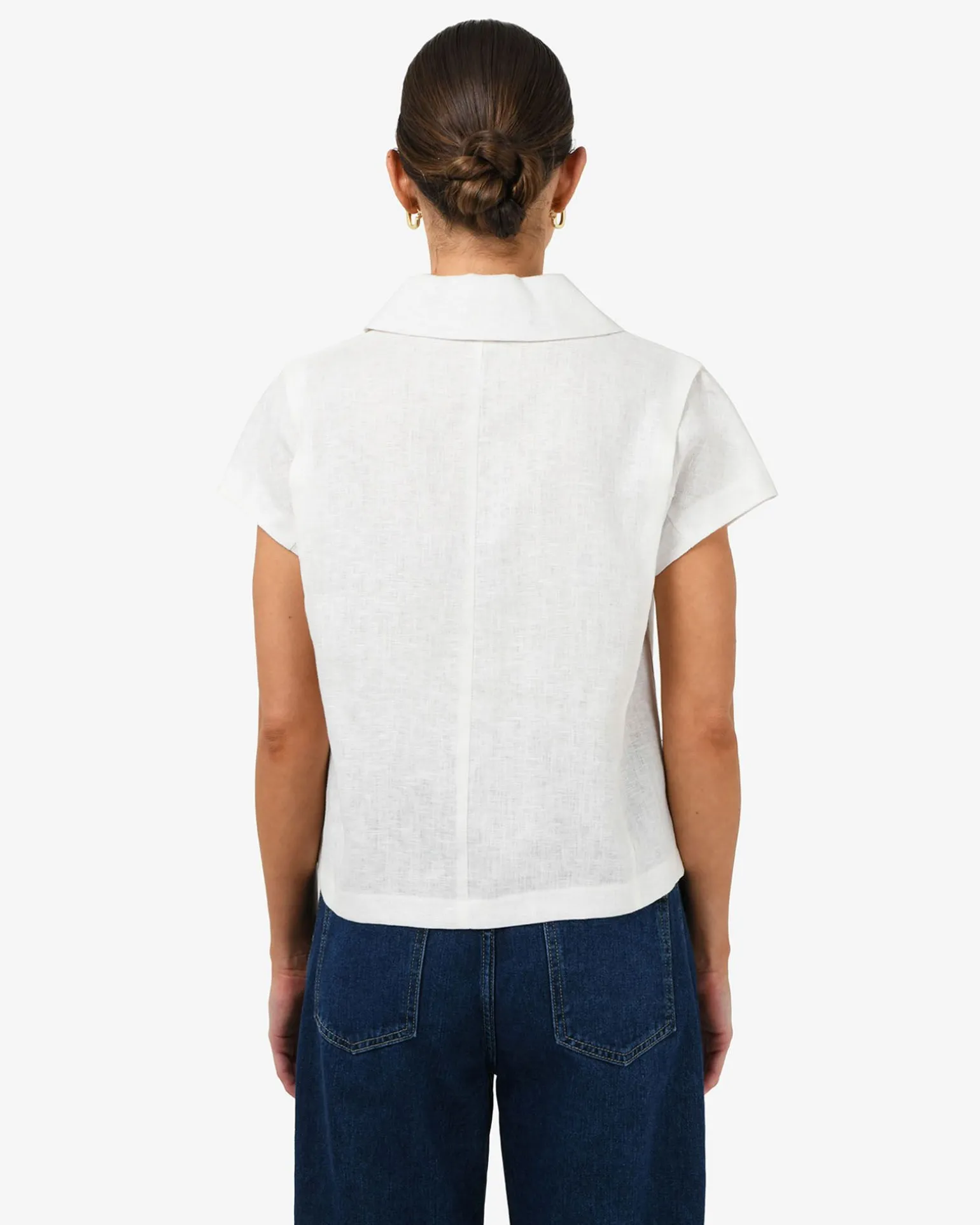 Ami Linen Collar Shirt