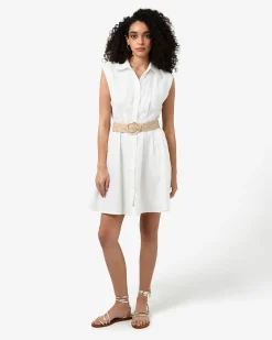 Ami Linen Mini Beach Dress