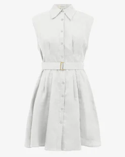 Ami Linen Mini Beach Dress